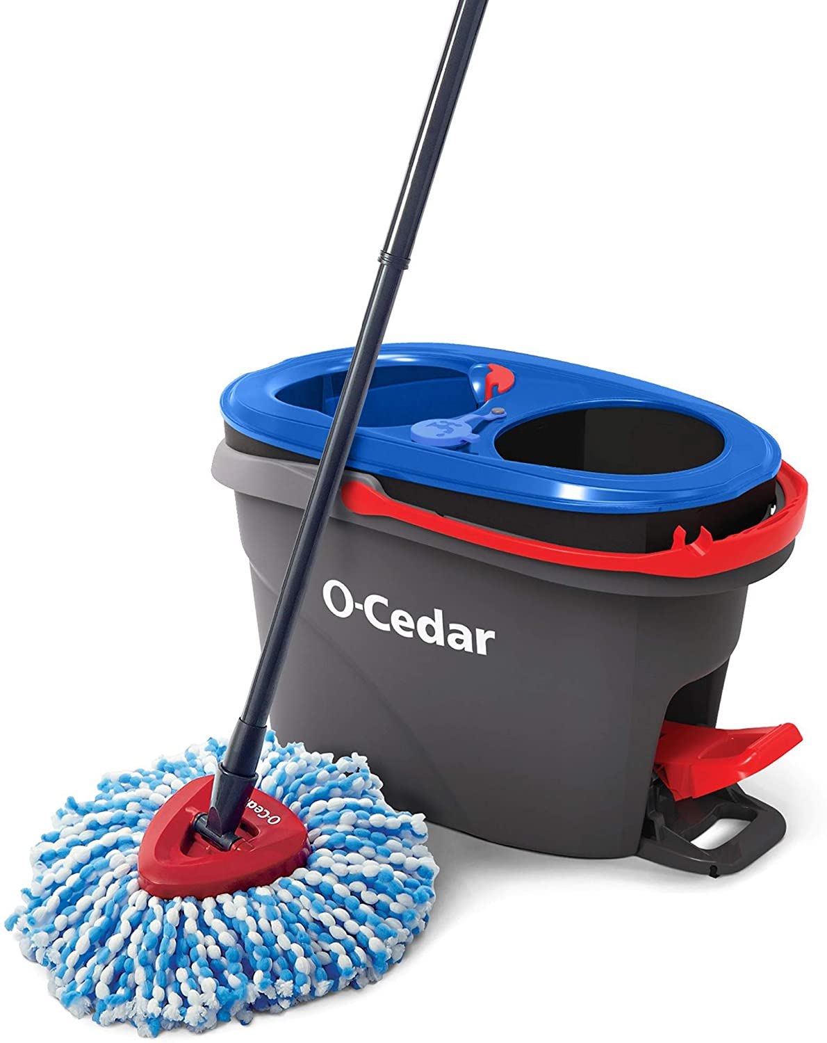 O-Cedar EasyWring RinseClean Microfiber Spin Mop & Bucket