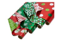American Greetings Christmas Reversible Wrapping Paper