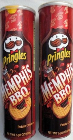 Pringles Potato Crisps Chips, Memphis BBQ Flavor