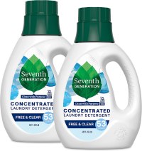 Seventh Generation Concentrated Laundry Detergent, Free & Clear Unscented
