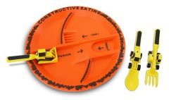 Constructive Eating Construction Combo with Utensil Set