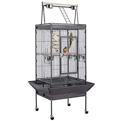 Yaheetech Bird Cage with Play Top