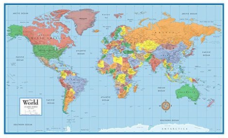 5 best world maps feb 2019 bestreviews world maps images